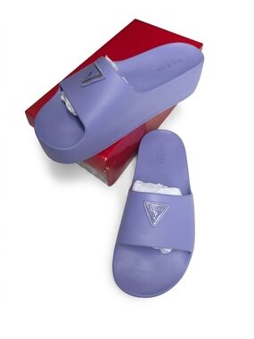 NWB GUESS Platform Slide Sandals